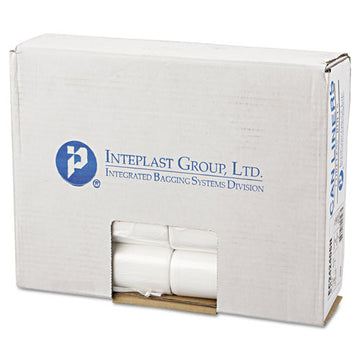 Inteplast Group High-density Commercial Can Liners, 10 Gal, 6 Microns, 24" X 24", Natural, 1,000-carton freeshipping - TVN Wholesale